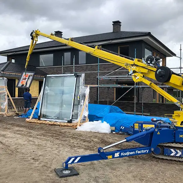 Kozijnen plaatsen in villa woning